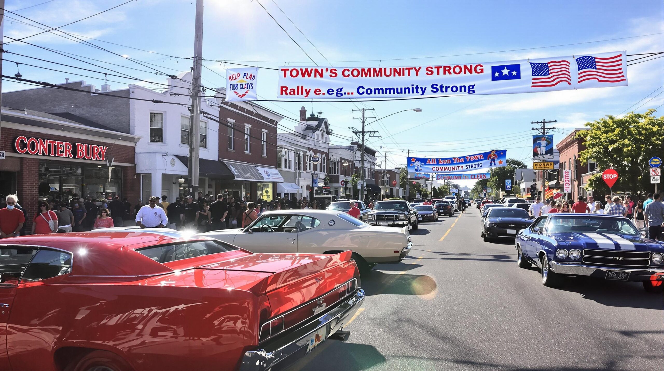 Engines Roar, Hearts Soar: How a Muscle Car Rally United Our Town!